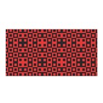 Abstract Background Red Black Satin Wrap