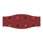 Abstract Background Red Black Stretchable Headband