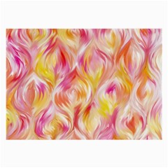 Pretty Painted Pattern Pastel Large Glasses Cloth (2-side) by Nexatart