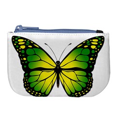 Green Butterfly Large Coin Purse by linceazul