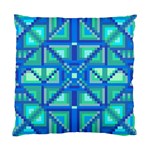 Grid Geometric Pattern Colorful Standard Cushion Case (Two Sides)