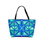 Grid Geometric Pattern Colorful Shoulder Handbags