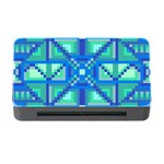 Grid Geometric Pattern Colorful Memory Card Reader with CF