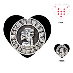Pattern Motif Decor Playing Cards (heart) 