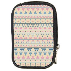 Blue And Pink Tribal Pattern Compact Camera Cases