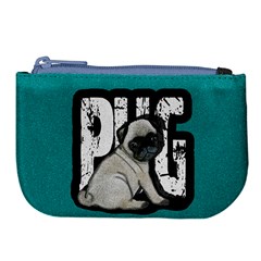 Pug Large Coin Purse by Valentinaart