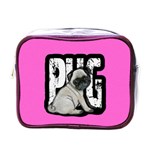 Pug Mini Toiletries Bags Front