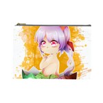 Easter Bunny Girl Cosmetic Bag (Large)  Front