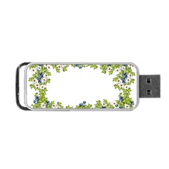 Birthday Card Flowers Daisies Ivy Portable Usb Flash (one Side) by Nexatart