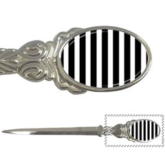 Black White Line Vertical Letter Openers by Mariart