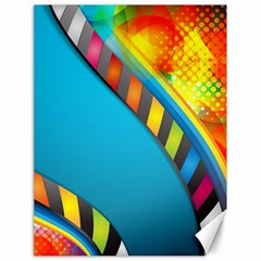 Color Dream Polka Canvas 18  X 24   by Mariart