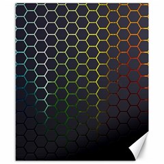Hexagons Honeycomb Canvas 8  X 10  by Mariart