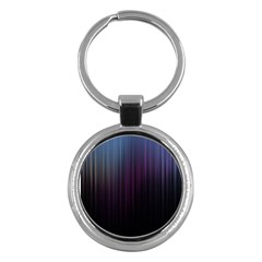 Moonlight Light Line Vertical Blue Black Key Chains (round)  by Mariart