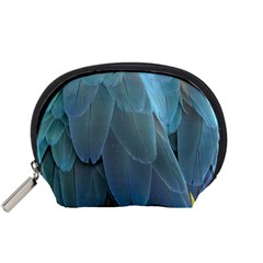 Feather Plumage Blue Parrot Accessory Pouches (small) 