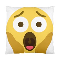 Scream Emoji Standard Cushion Case (one Side)