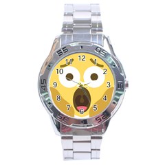 Scream Emoji Stainless Steel Analogue Watch by BestEmojis