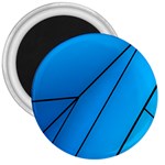 Technical Line Blue Black 3  Magnets