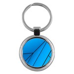 Technical Line Blue Black Key Chains (Round) 