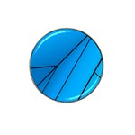 Technical Line Blue Black Hat Clip Ball Marker (4 pack)