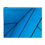 Technical Line Blue Black Cosmetic Bag (XL)