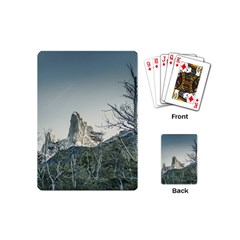 Fitz Roy Mountain, El Chalten Patagonia   Argentina Playing Cards (mini)  by dflcprints