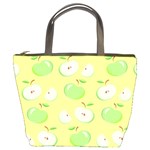 Apples Apple Pattern Vector Green Bucket Bags