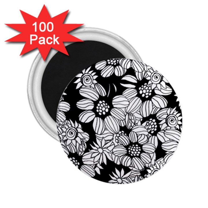 Mandala Calming Coloring Page 2.25  Magnets (100 pack) 