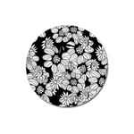 Mandala Calming Coloring Page Magnet 3  (Round) Front