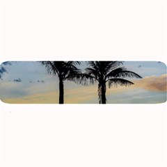 Palm Trees Against Sunset Sky Large Bar Mats by dflcprints