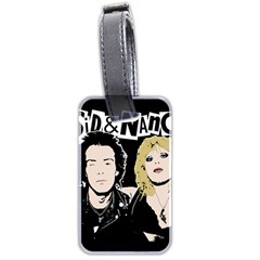 Sid And Nancy Luggage Tags (two Sides) by Valentinaart