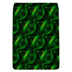 Green Eye Line Triangle Poljka Flap Covers (l)  by Mariart