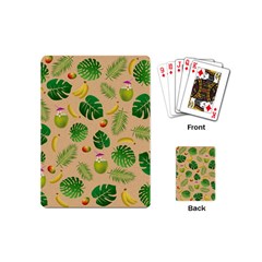 Tropical Pattern Playing Cards (mini)  by Valentinaart