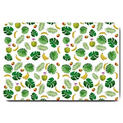 Tropical Pattern Large Doormat  by Valentinaart