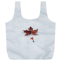 Winter Maple Minimalist Simple Full Print Recycle Bags (l)  by Nexatart
