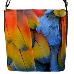 Spring Parrot Parrot Feathers Ara Flap Messenger Bag (s)
