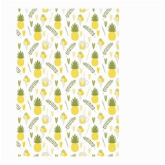 Pineapple Fruit And Juice Patterns Small Garden Flag (two Sides) by TastefulDesigns