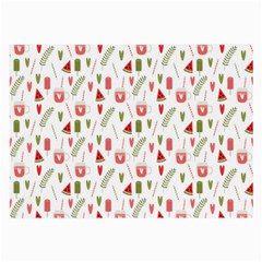 Watermelon Fruit Paterns Large Glasses Cloth (2-side) by TastefulDesigns