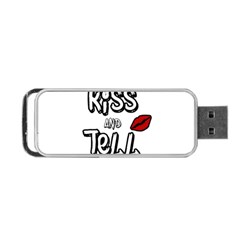 Kiss And Tell Portable Usb Flash (two Sides) by Valentinaart