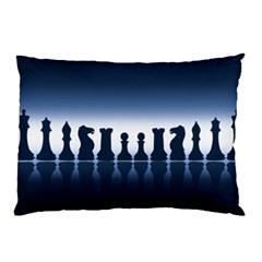 Chess Pieces Pillow Case by Valentinaart