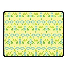 Simple Tribal Pattern Double Sided Fleece Blanket (small)  by berwies