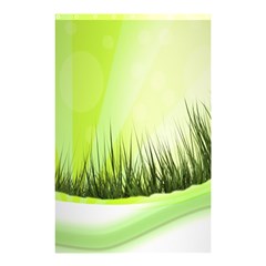 Green Background Wallpaper Texture Shower Curtain 48  X 72  (small) 