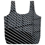 Abstract Architecture Pattern Full Print Recycle Bags (L)  Back