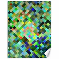 Pixel Pattern A Completely Seamless Background Design Canvas 18  X 24   by Nexatart