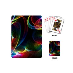 Abstract Rainbow Twirls Playing Cards (mini) 