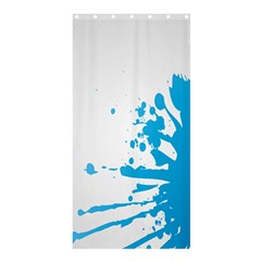 Blue Stain Spot Paint Shower Curtain 36  X 72  (stall)  by Mariart