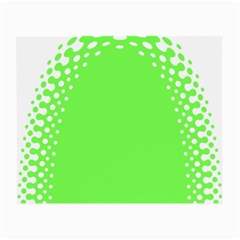 Bubble Polka Circle Green Small Glasses Cloth by Mariart