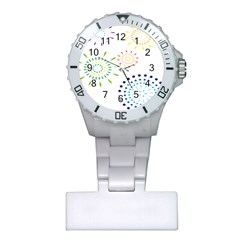 Fireworks Illustrations Fire Partty Polka Plastic Nurses Watch by Mariart