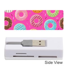 Doughnut Bread Donuts Pink Memory Card Reader (stick)  by Mariart