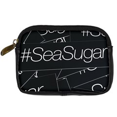 Sea Sugar Line Black Digital Camera Cases