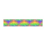 Painted Rainbow Pattern Flano Scarf (Mini) Front